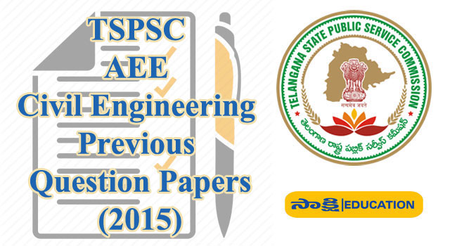 TSPSC AEE Civil Engineering Previous Question Paper 2015