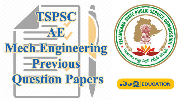 TSPSC AE Mechanical Engineering Previous Question Papers