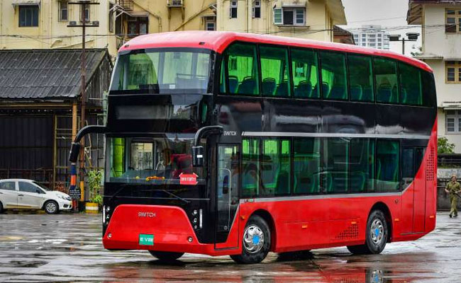 First Electric Double Decker AC Bus