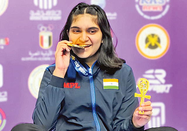 Esha Singh becomes 25m pistol junior world champion