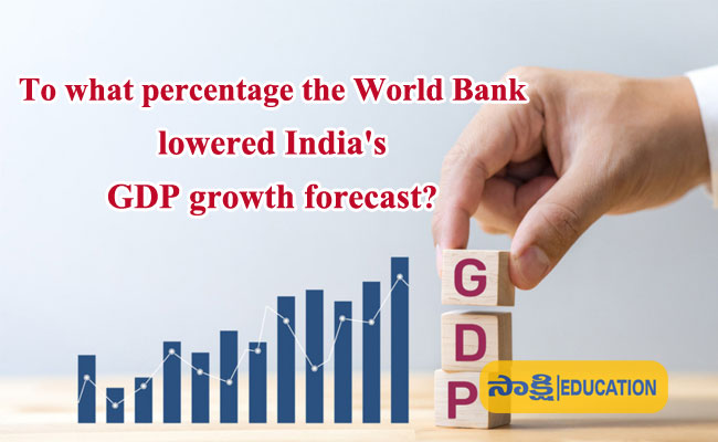 the World Bank lowered India's GDP growth forecast