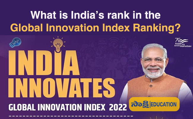 India’s rank in the Global Innovation Index Ranking