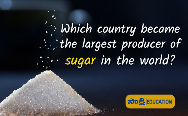 the largest producer of sugar in the world