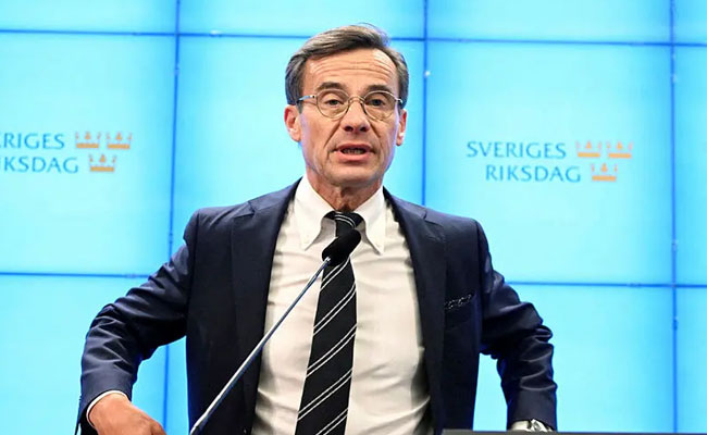 Ulf Kristersson elected Sweden's new prime minister