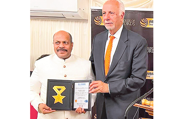 Prestigious award to Venkataramana