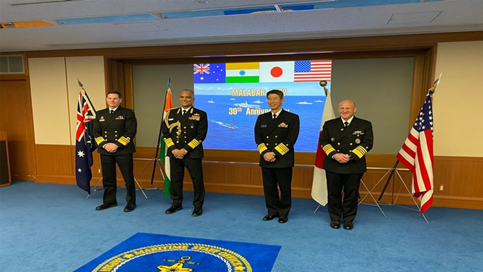 India participates Malabar Naval Exercise-2022 beginning today in Japan