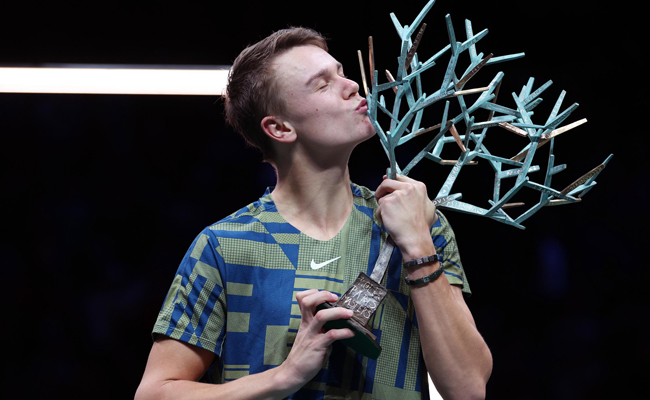 Holger Rune won men’s singles 2022 Paris Masters title