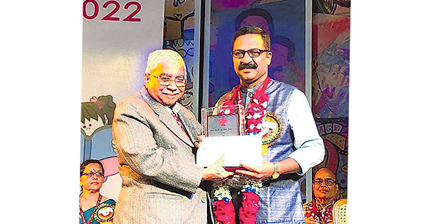 Children's literature award given to Pattipaka Mohan