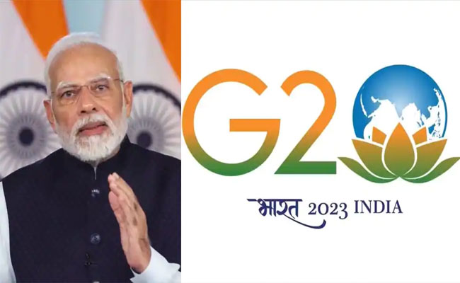 PM Narendra Modi unveils G20 logo