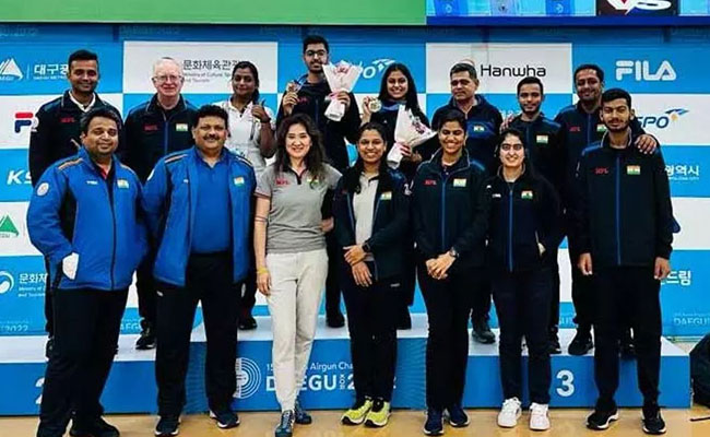 India Won 25 out of 28 Golds at 15th Asian Airgun Championships