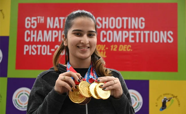 Divya TS won gold in women’s air pistol National Shooting Championship 2022