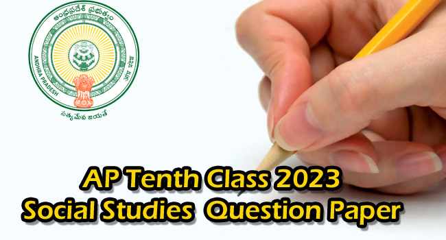 AP Tenth Class 2023 Social Studies(TM) Model Question Paper 3