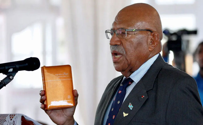 Sitiveni Rabuka elected as new Prime Minister of Fiji