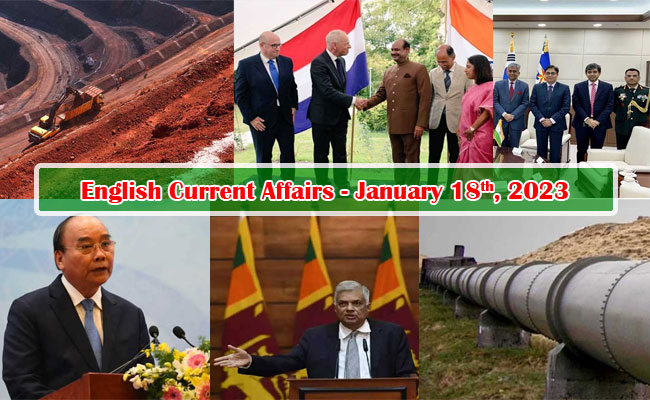 18th January, 2023 Current Affairs