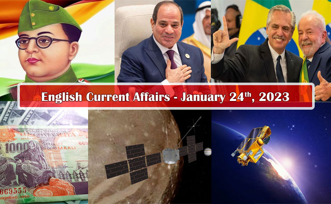 24th January, 2023 Current Affairs