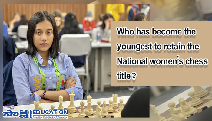 Who has become the youngest to retain the National women's chess title?