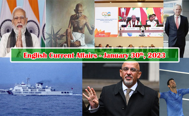 30th January, 2023 Current Affairs