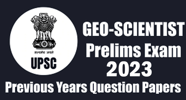 Combined Geo-Scientist (Preliminary) Examination, 2023 Paper-II Geophysics Question Paper   