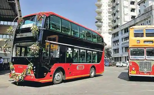 India’s First AC Double Decker Electric Bus Introduced in Mumbai
