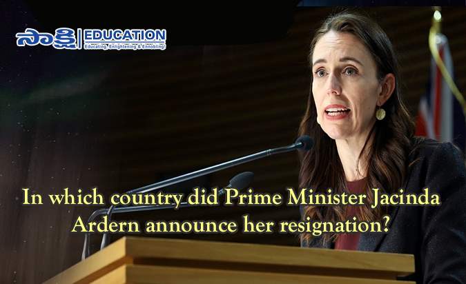 In which country did Prime Minister Jacinda Ardern announce her resignation?