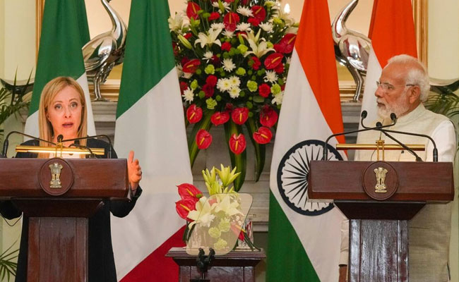 India and Italy decide to have a strategic partnership