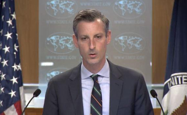 US State Department spokesperson Ned Price 