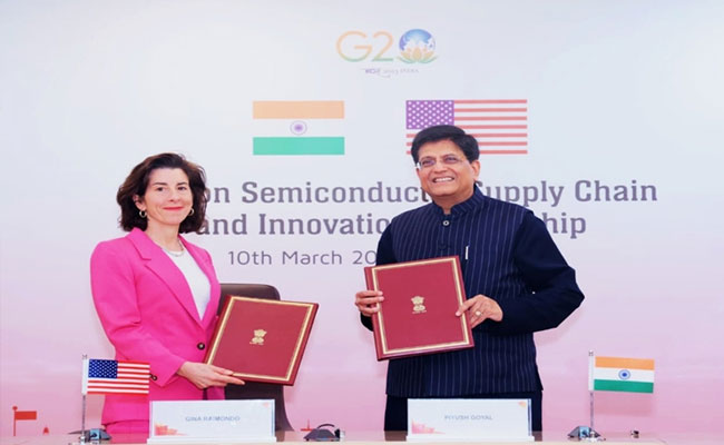 India and US sign MoU on semiconductor Supply Chain and Innovation Partnership