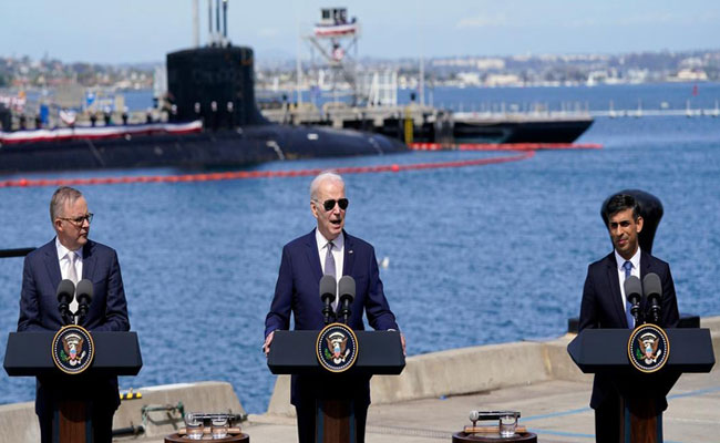 US, Australia and Britain to provide Australia with nuclear-powered attack submarines