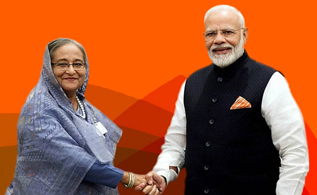Narendra Modi, Sheikh Hasina