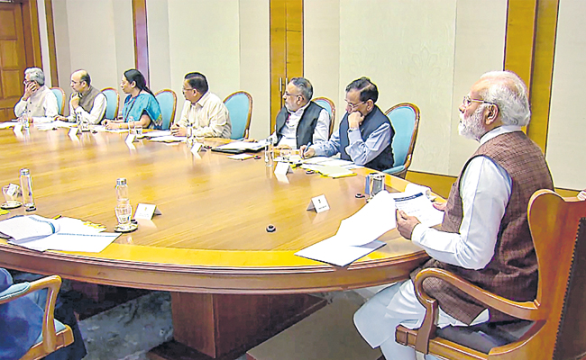 PM Modi holds high-level review meeting on Covid