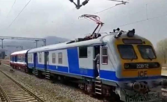 Meghalaya got its first electric train