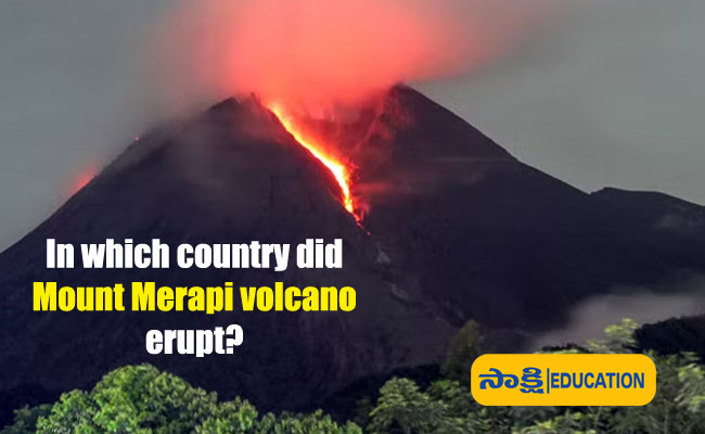 In which country did Mount Merapi volcano erupt