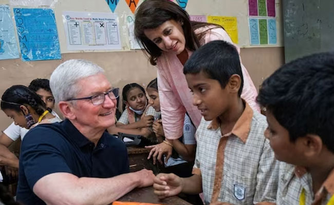 Seeing kids in India learn via tech makes my heart sing: Tim Cook