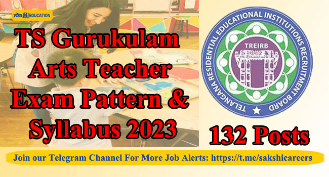 TS Gurukulam Arts Teacher Exam Pattern & Syllabus 