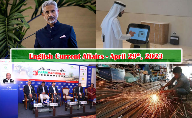 29th April, 2023 Current Affairs