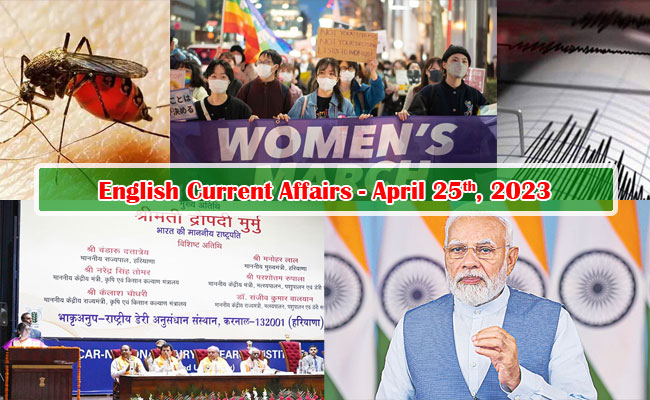 25th April, 2023 Current Affairs