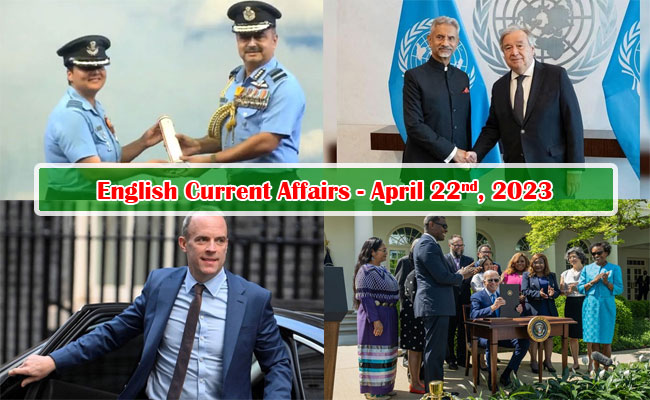 22nd April, 2023 Current Affairs
