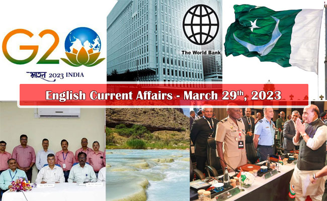 29th March, 2023 Current Affairs