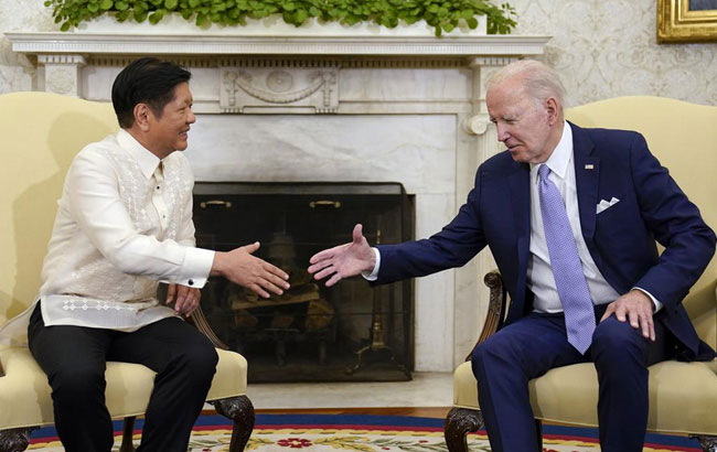Philippine President Ferdinand Marcos Jr. meets US top leaders