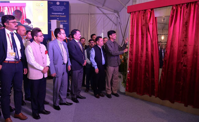 10th Land port between India and Bangladesh inaugurated at Dawki in Meghalaya