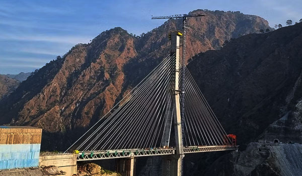 India first cable stayed rail bridge is ready