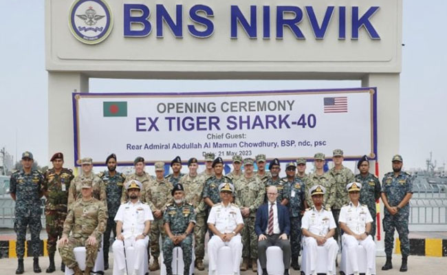 Bangladesh-US joint naval exercise begins in Chattogram