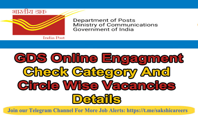 Indian Postal Circle GDS Category & Circle wise Vacancies Details