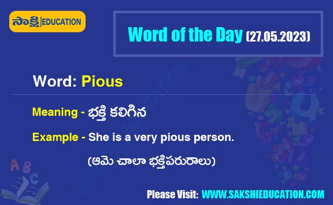 Word of the Day (27.05.2023)