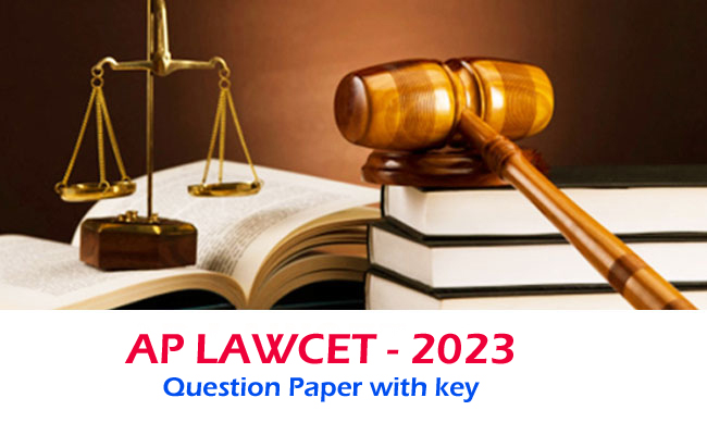Andhra Pradesh LAWCET 2023 Question Paper (3 Years) with Key