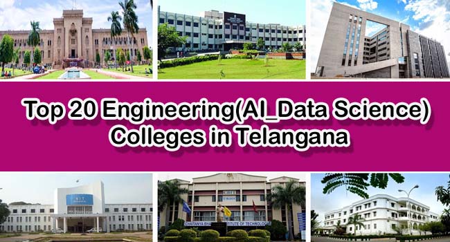 Top 20 AI and Data Science Engineering Colleges in Telangana