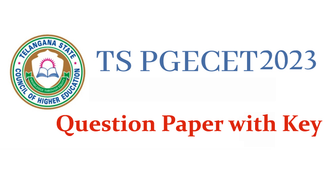 Telangana PGECET - 2023 Textile Technology Question Paper with key