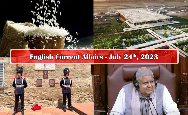 24th July, 2023 Current Affairs