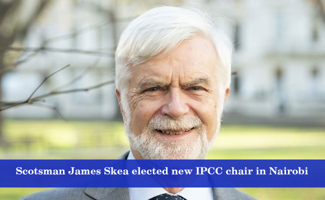 Scotsman James Skea elected new IPCC chair in Nairobi