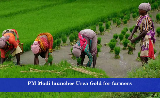 PM Modi launches Urea Gold for farmers